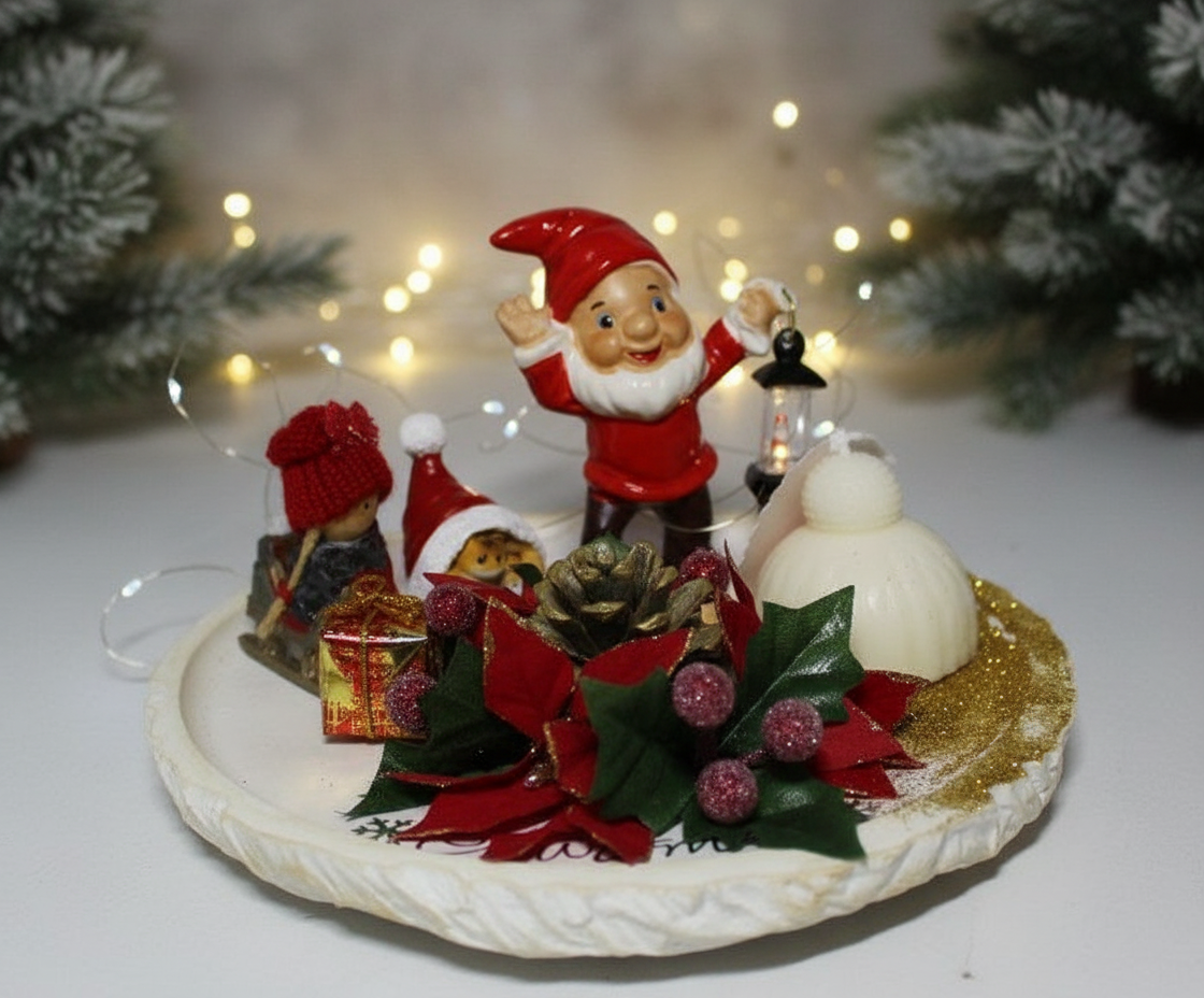 Festive handcrafted ornament — brings warmth and holiday cheer to your home.