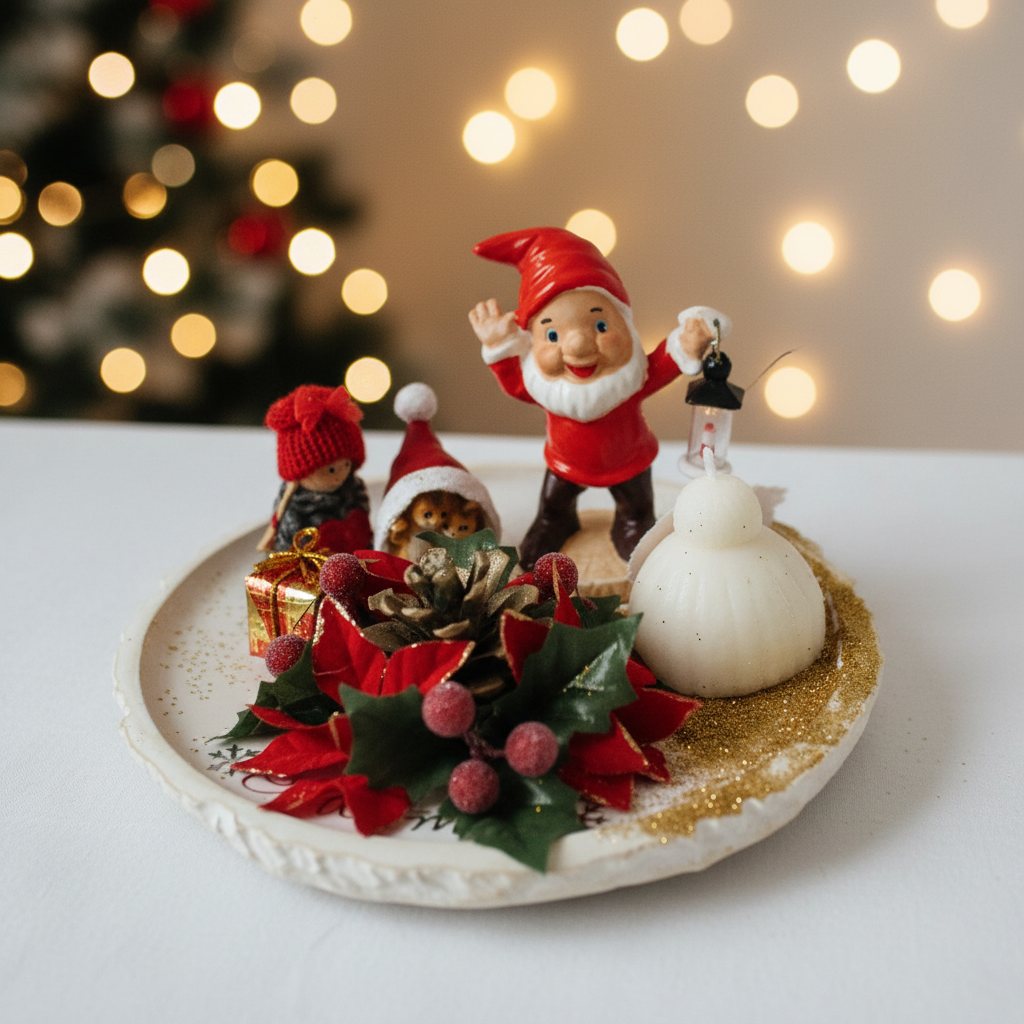 Festive handcrafted ornament — brings warmth and holiday cheer to your home.