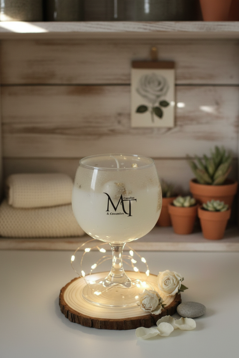 A handmade piece that combines visual luxury with a sophisticated scent — perfect for decor or as a special gift.